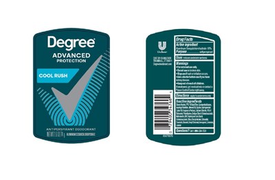 Label (Degree Advanced Protection Cool Rush Antiperspirant Deodorant   Artwork)
